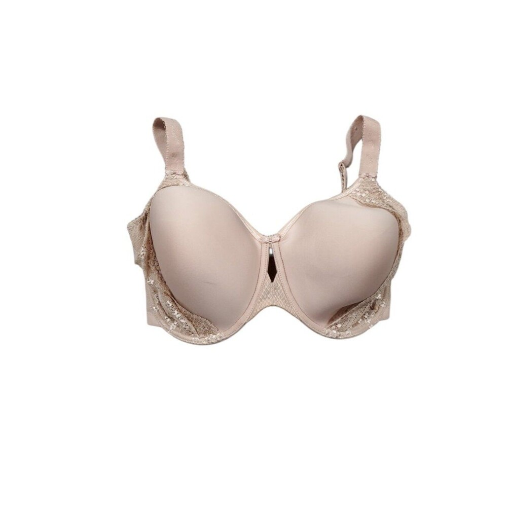 Elomi Charley Bandless Spacer Underwire T-Shirt Bra EL4383FAN Size US 34K UK 34H